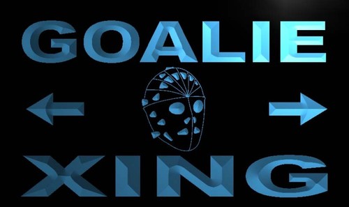 Goalie Xing Neon Light Sign